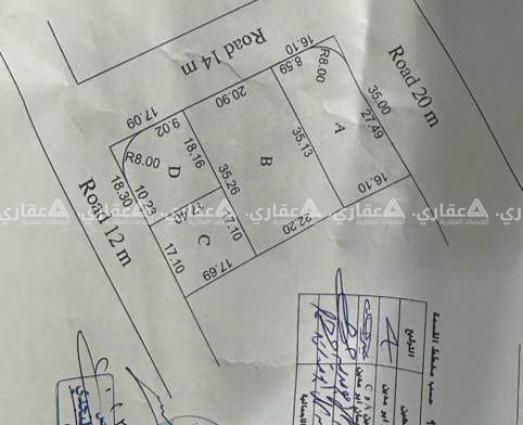 قطعة أرض في منطقة هادئة جدا