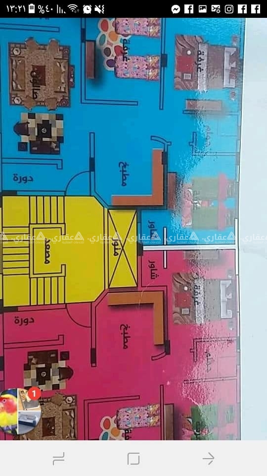 شقه للبيع واصله دهان امتداد شارع النصر فندق الحلو الدولى