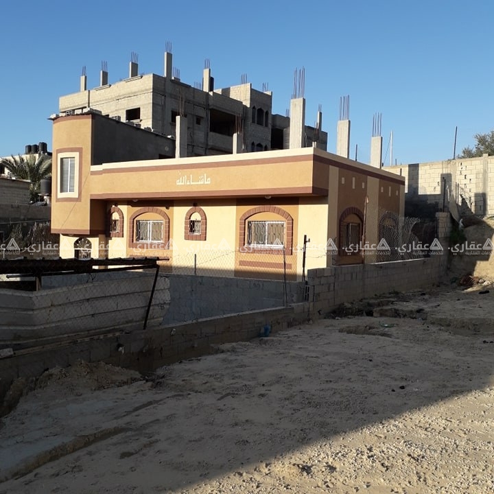 بيت للبيع بدير البلح مأسس لطابق الخامس 
