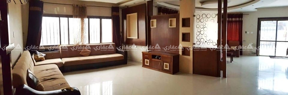روف بمساحة 280متر طابق سادس معفش وجاهز من جميع الجهات