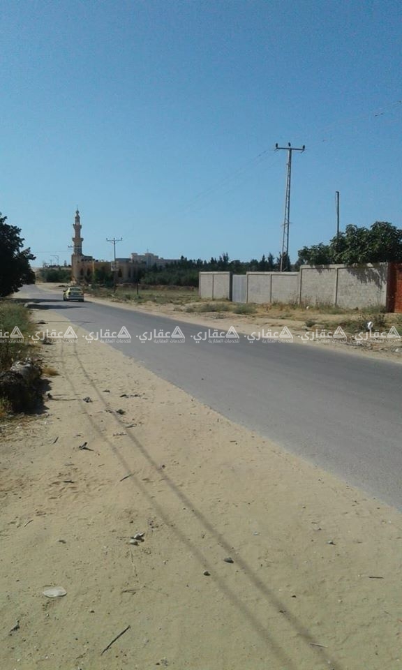 ارض بغزة الجديده شمال جامعه الزهراء 