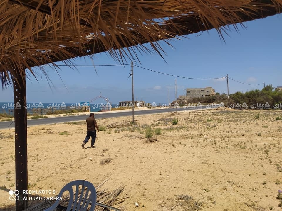 قعة أرض على بحر النصيرات
