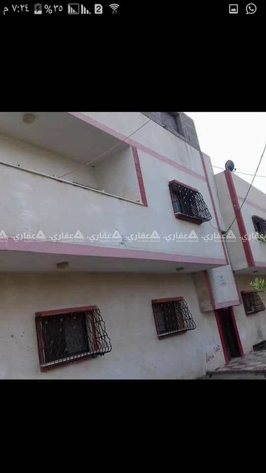 منزل اربع شقق كبيرة وبدروم كبير‎