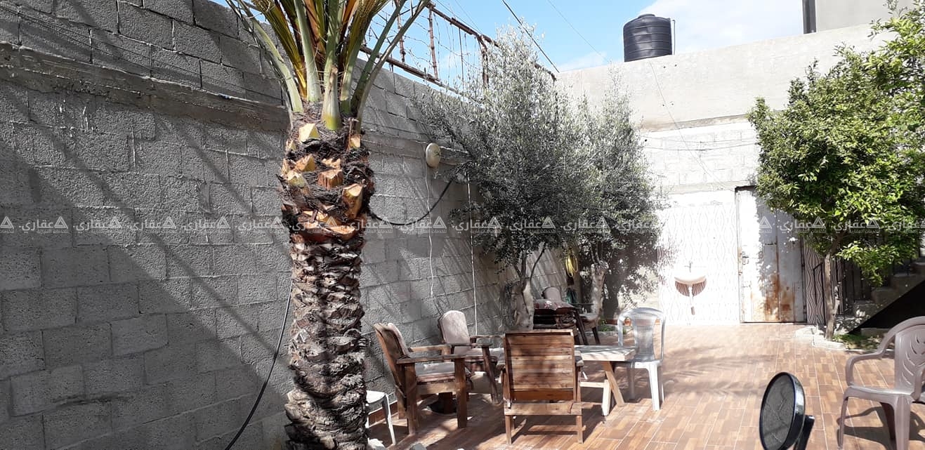 قطعة أرض مزروعة ومسورة