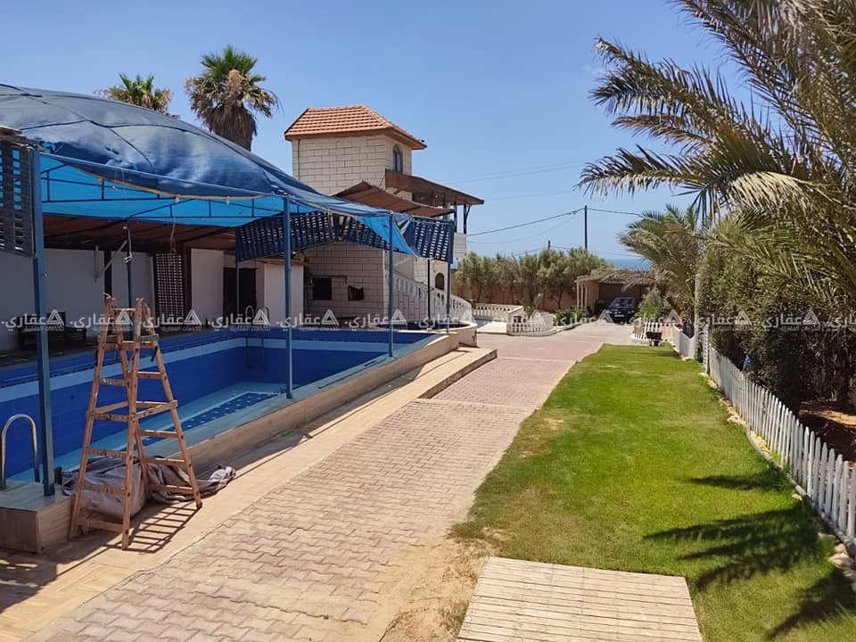 شاليه جاهز وأرض مزروعة للبيع أو للبدل
