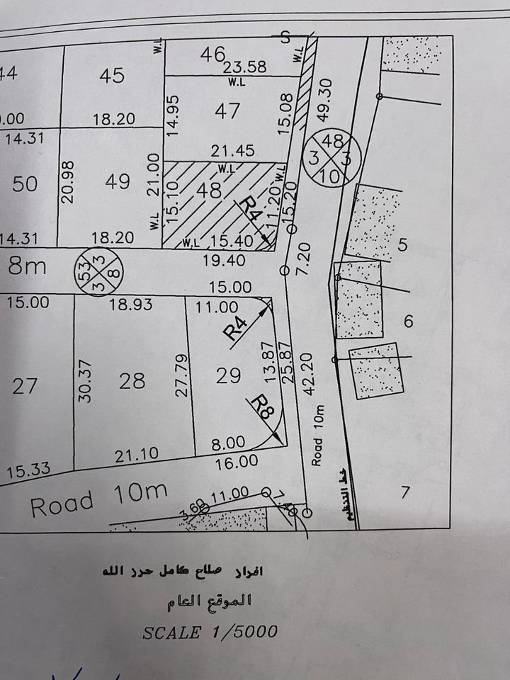 قطعة أرض بالقرب من مسجد إحياء السنة 