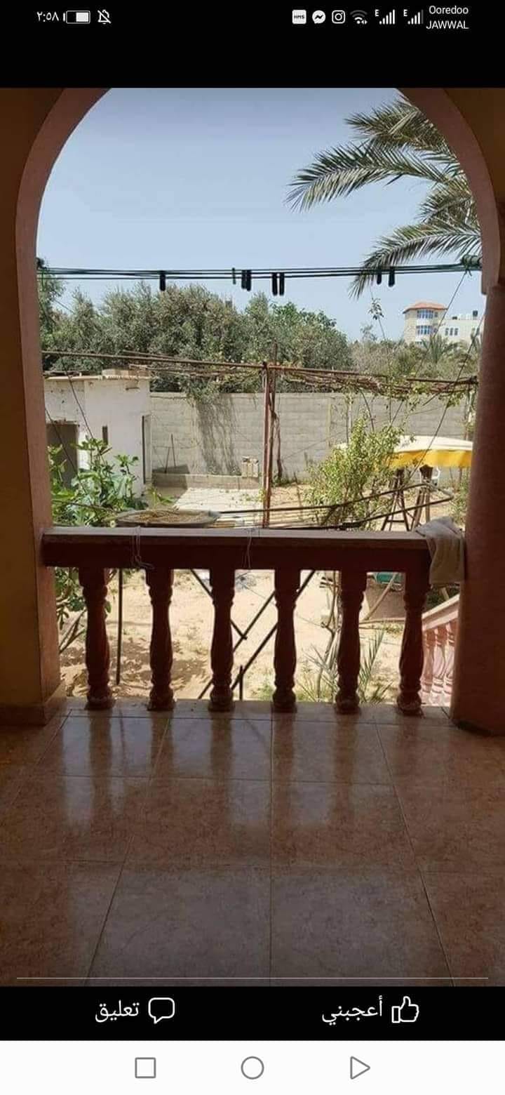 منزل  للبيع على بحر دير البلح 