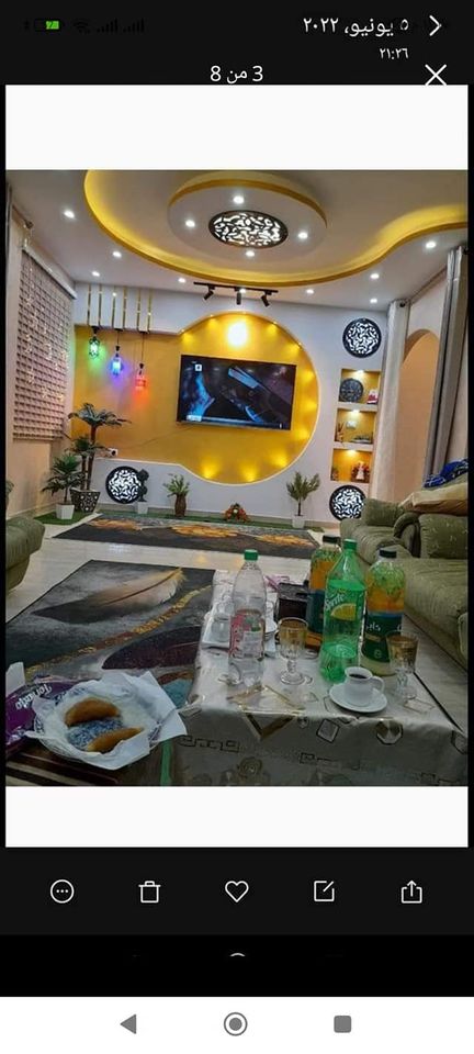 شقة للبيع بعمارة خلف محطة تمراز
