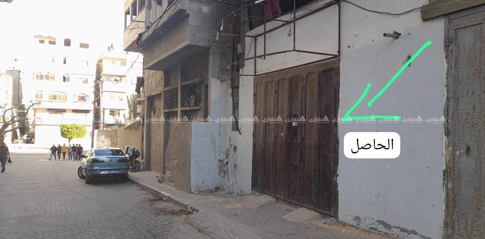 حاصل مع سدة باطون للبيع