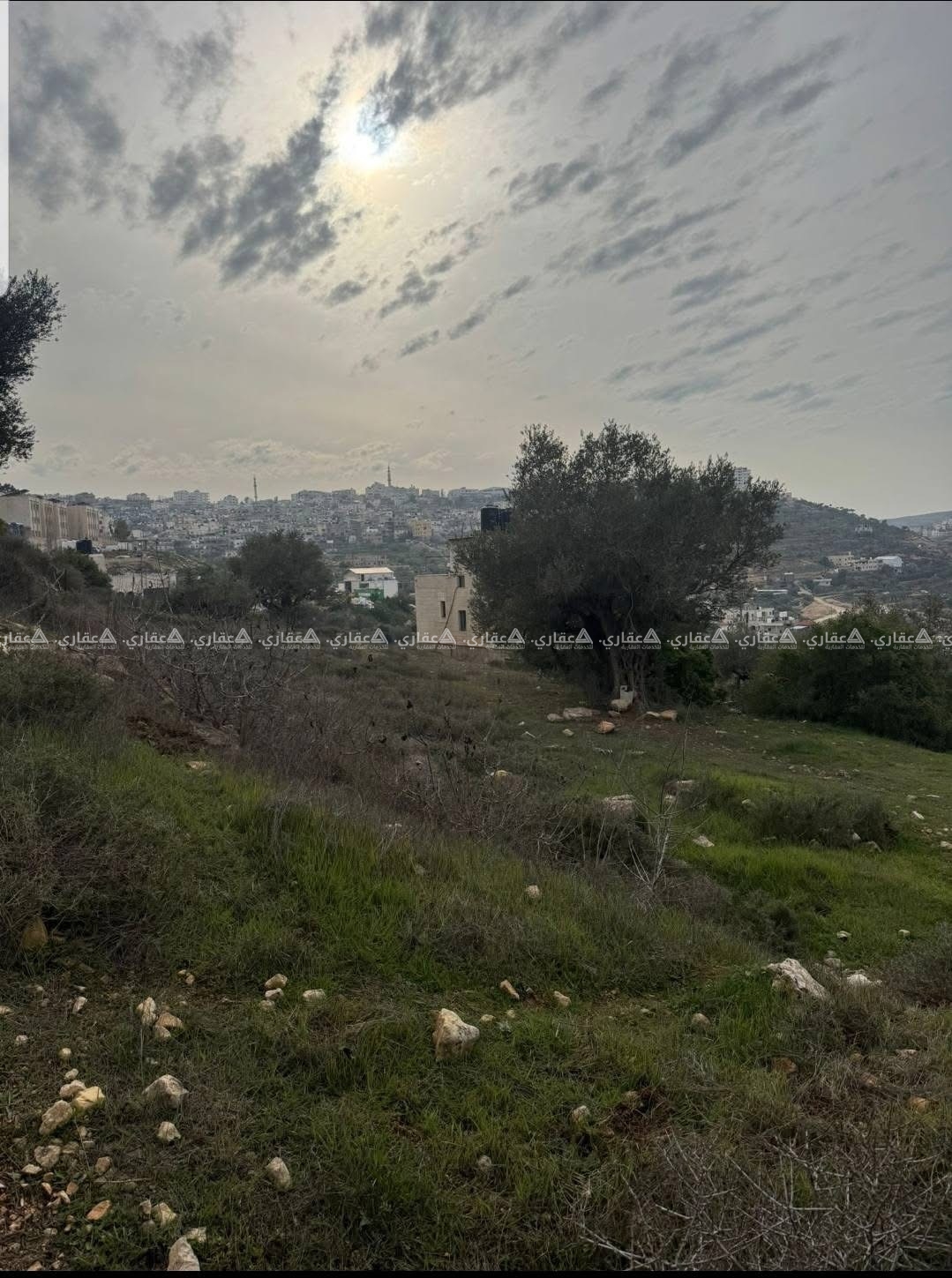 دونم أرض للبيع عالية ومطلة