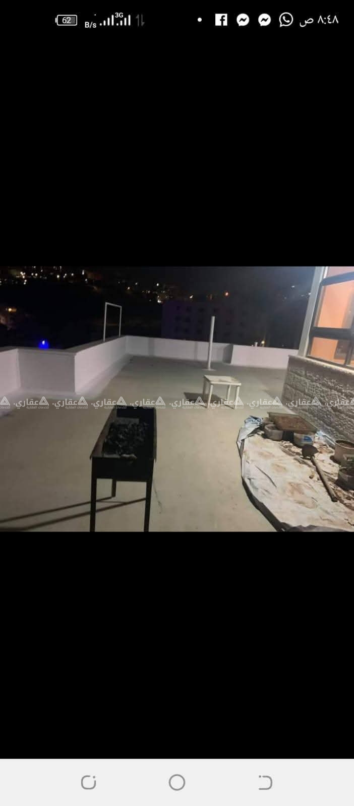 روف مفروش للايجار لشباب موظفين فقط 