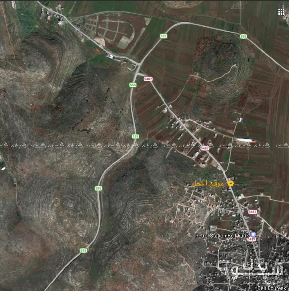 مخزن او مستودع او معرض او محل للاجار